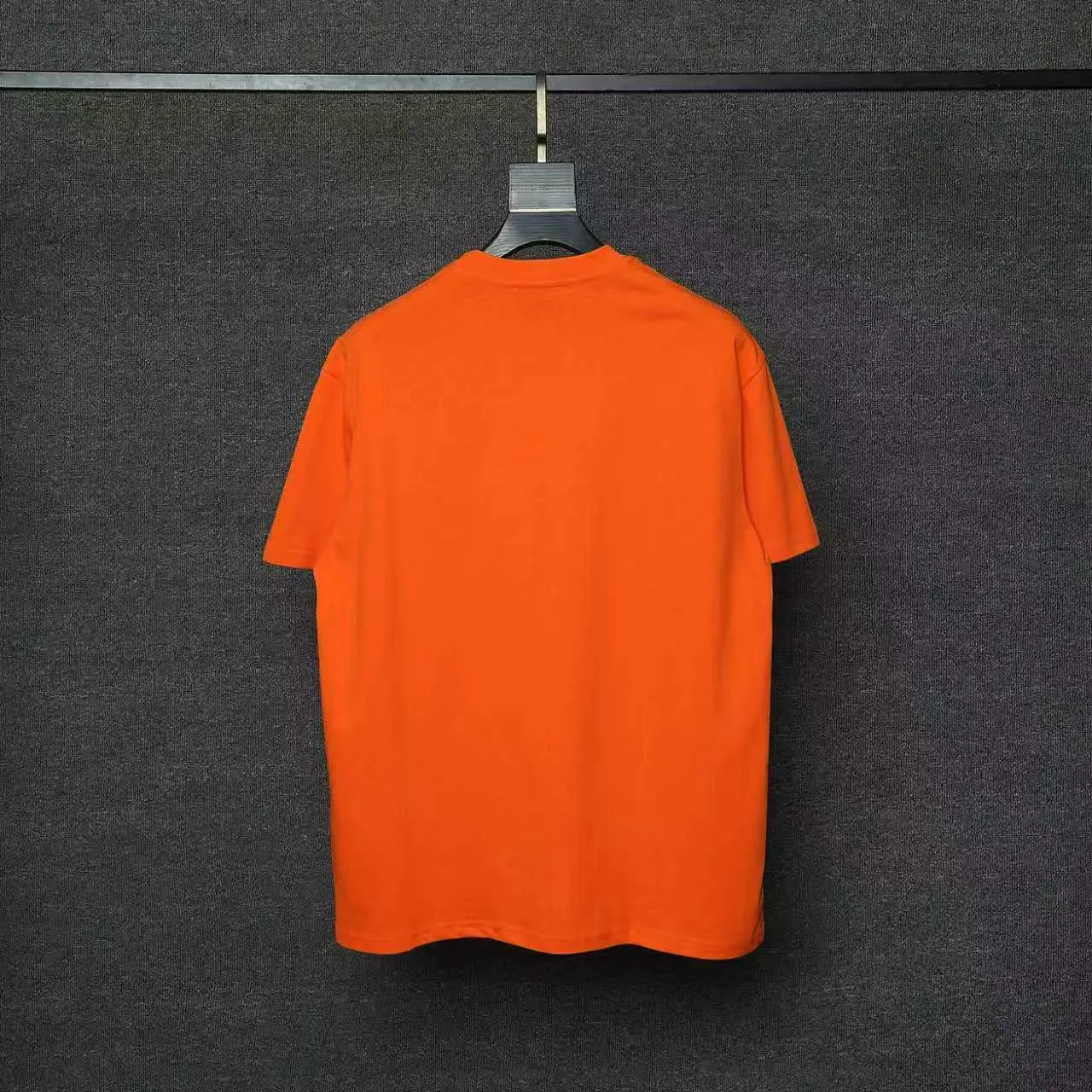 26ss CASABLANCA original printing process short-sleeved T-shirt original development using high-density double yarn pure cotton fabric upper body soft and comfortable color Black White Dark Green color Orange Pink Blue Royal Blue color cigarette powder 8 colors Sizes S M L XL